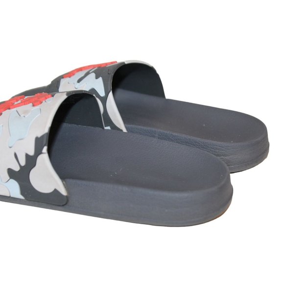 AND1 Boys Basketball Design SANDALS / SLIDES Slip-On Sz 3-4Y - Picture 5 of 10